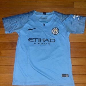 Man City replica jersey kids